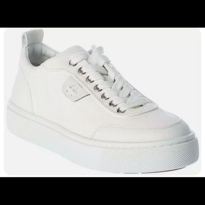 Christian Louboutin SIMPLERUI Fabric Leather Low Top Sneakers- size 37.5